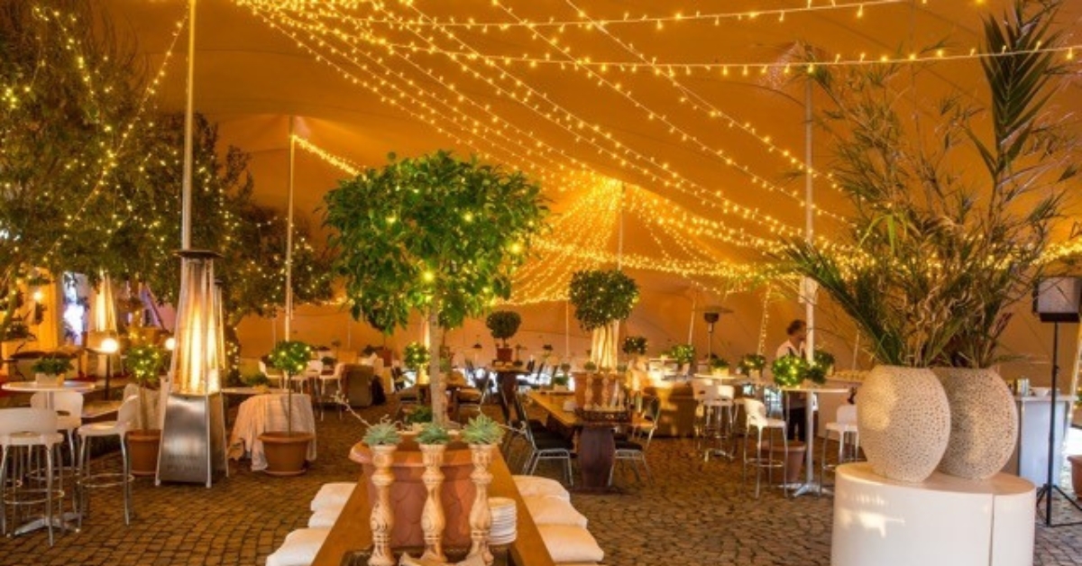 Outdoor setup at wedding venues durbanville