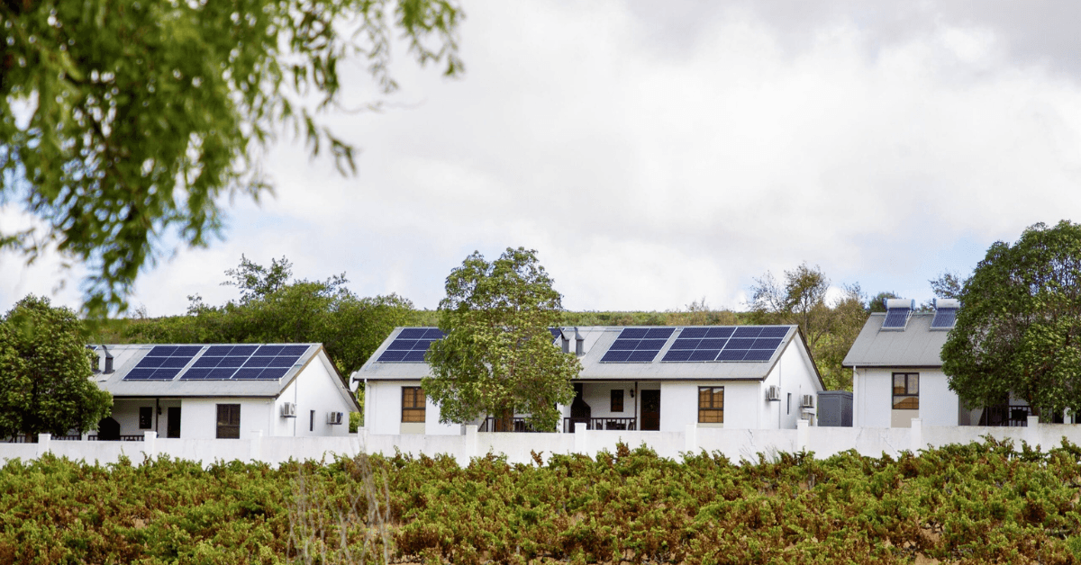 Self catering guest cottages at D'Aria Winery in Durbanville